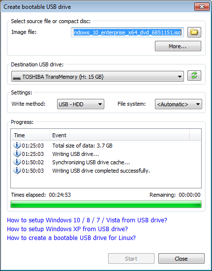 Create a Bootable USB Flash Drive using CseWorld Online